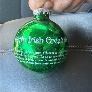 Bronner's "An Irish Creed" Christmas Ornament